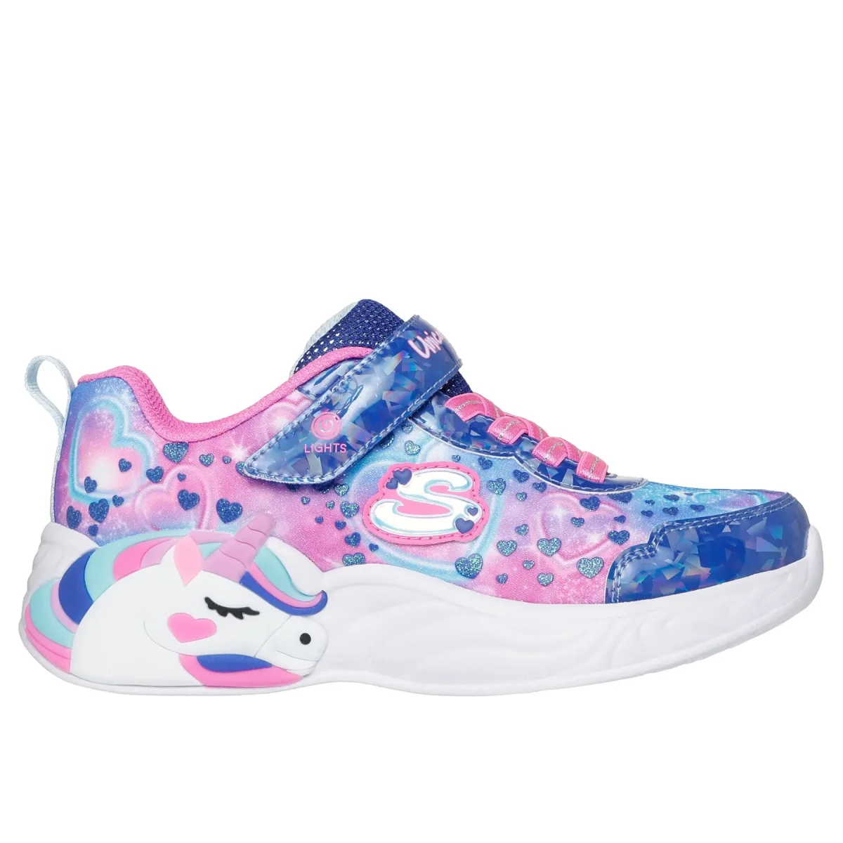 Skechers Baskets fille Skechers Unicorn Dreams Heart Sparkles