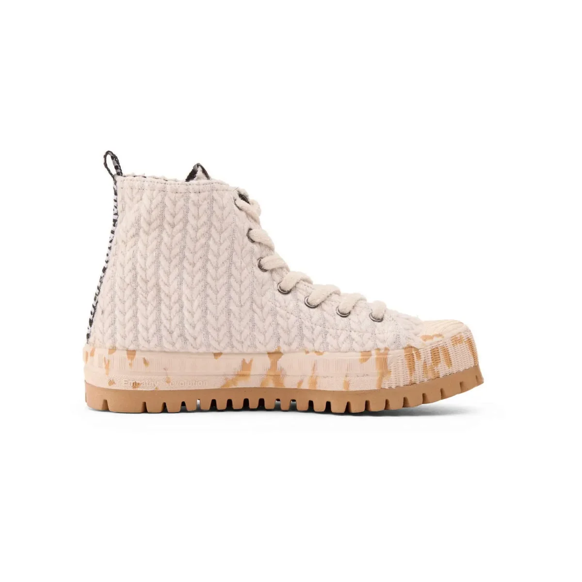 Duuo Baskets montantes femme Duuo Col Plus Tricot
