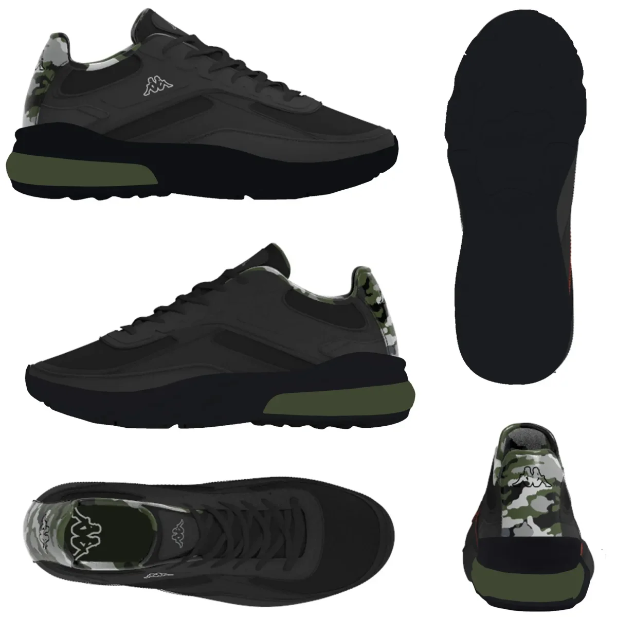Kappa Baskets enfant Kappa Saigon camo