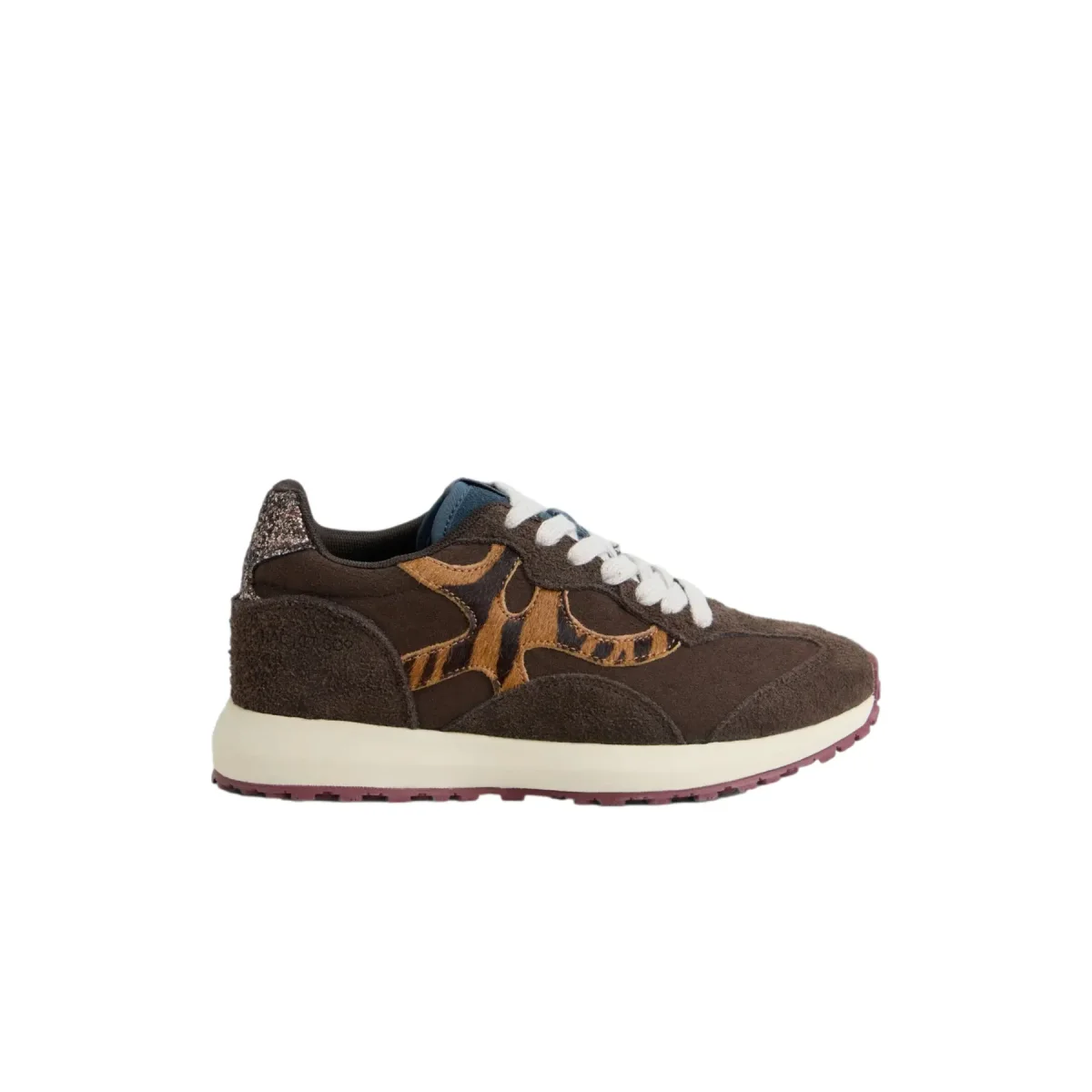 Silbon Baskets à imprimé animales femme Silbon Rackets09