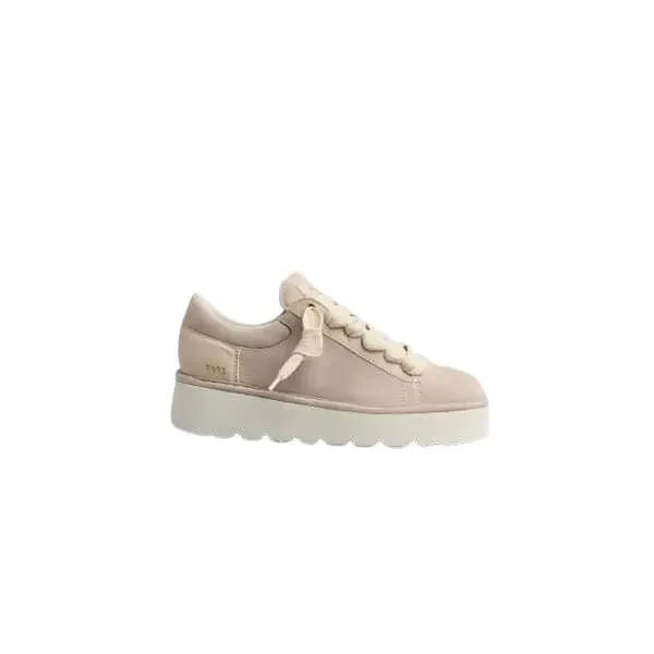 Panchic Baskets à lacets en cuir suéde femme Panchic