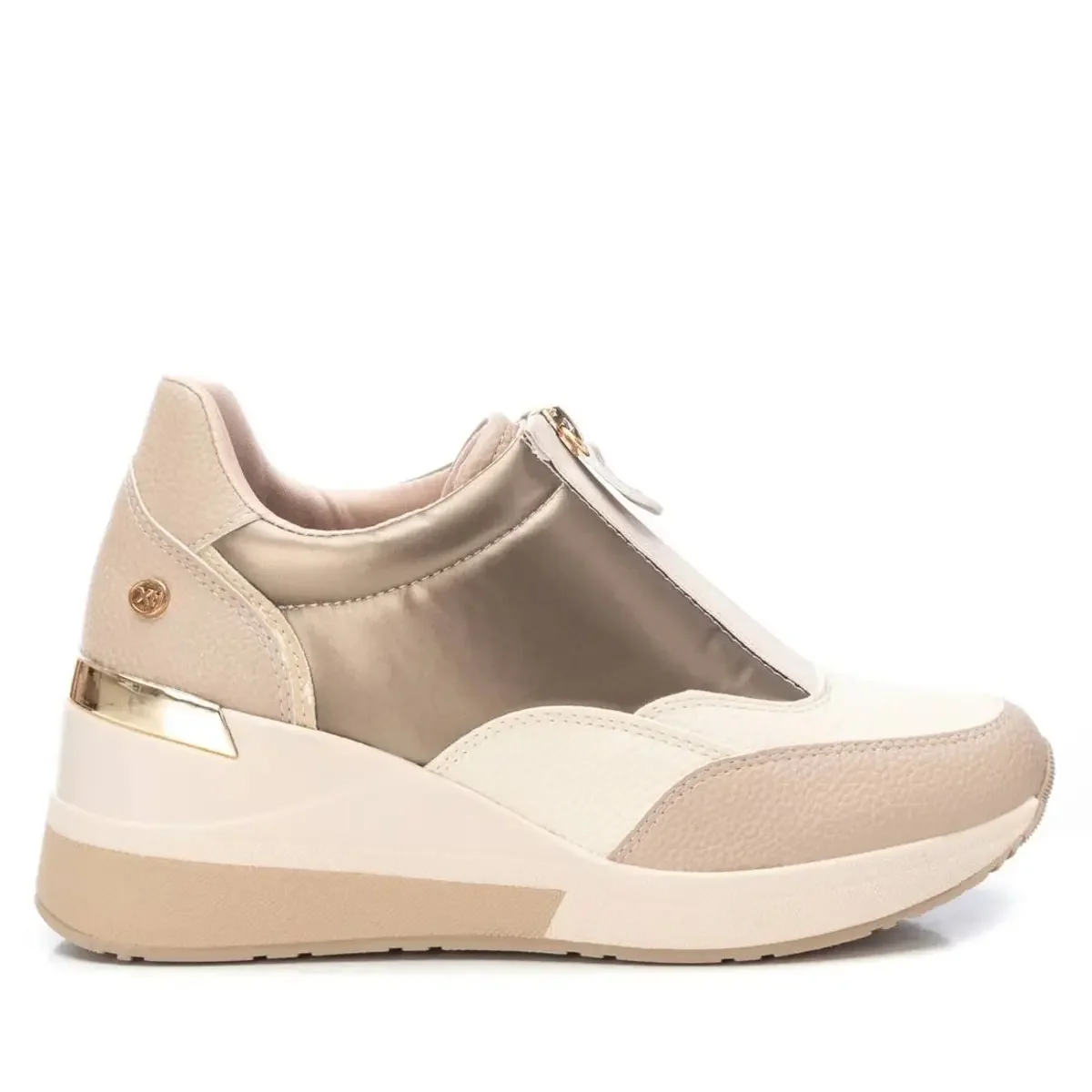 XTI Baskets fermeture éclair avant femme Xti