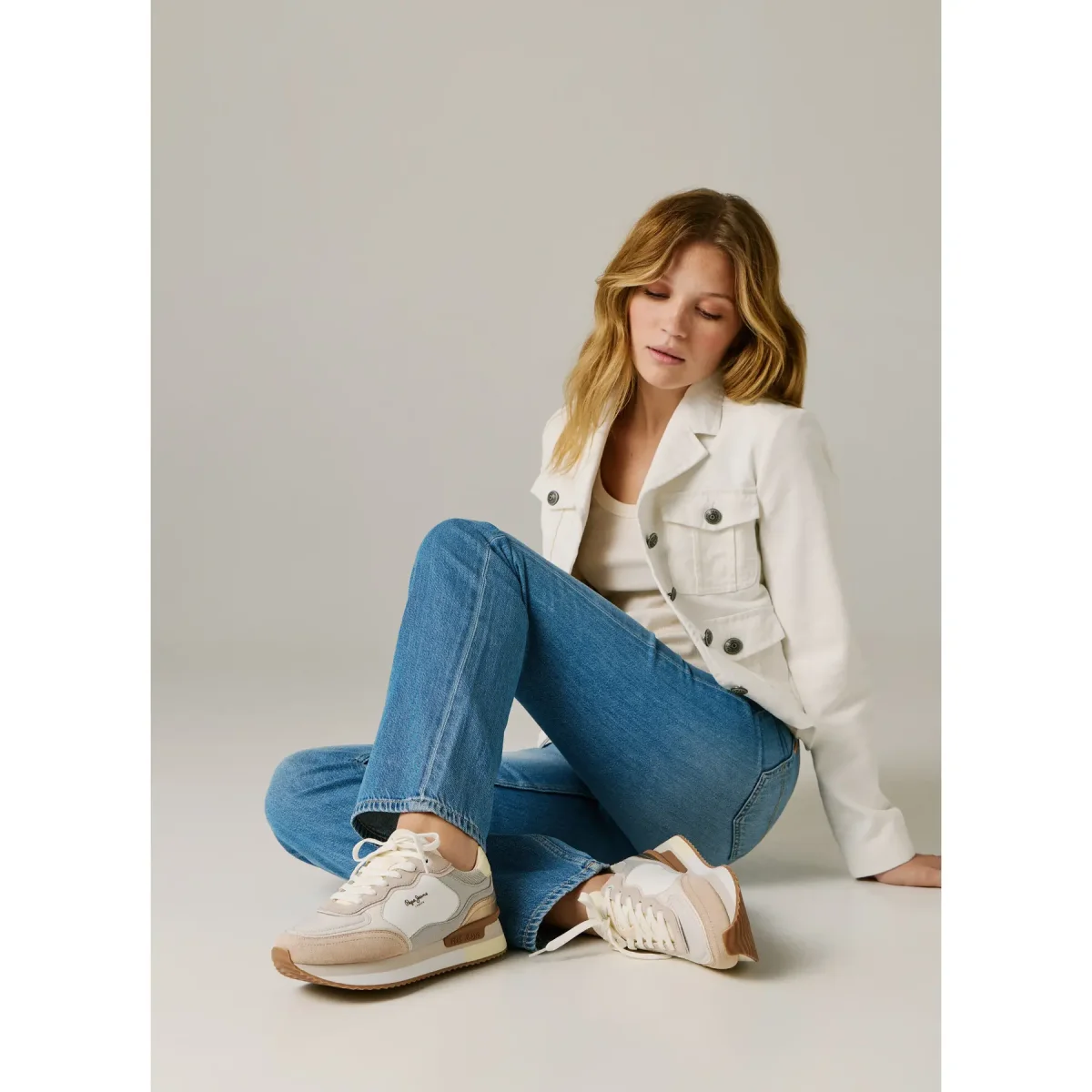 Pepe Jeans Baskets femme Pepe Jeans Rusper Racer